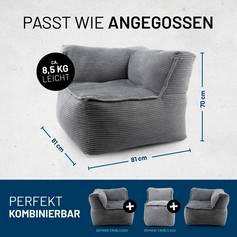 Modulares System CORD - Ecke rechts