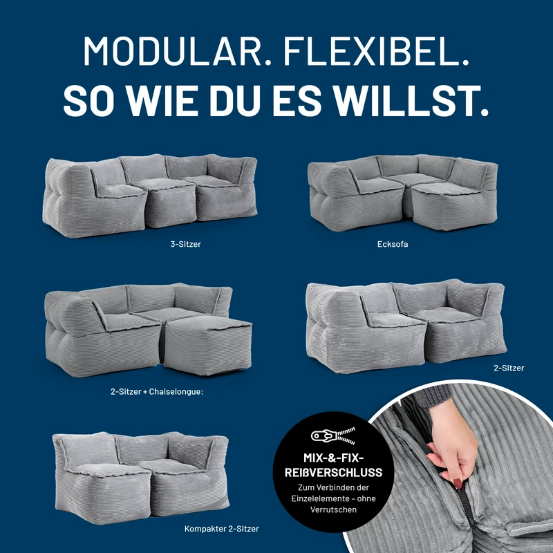 Modulares System CORD - Ecke rechts