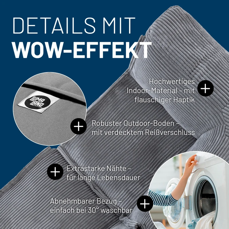 Modulares System CORD - Ecke rechts
