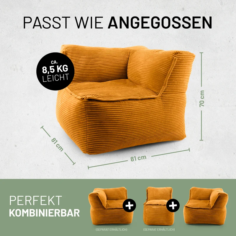 Modulares System CORD - Ecke rechts