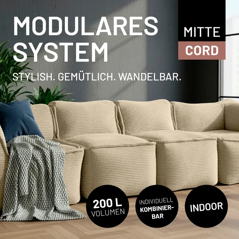 Modulares System CORD - Mittelteil