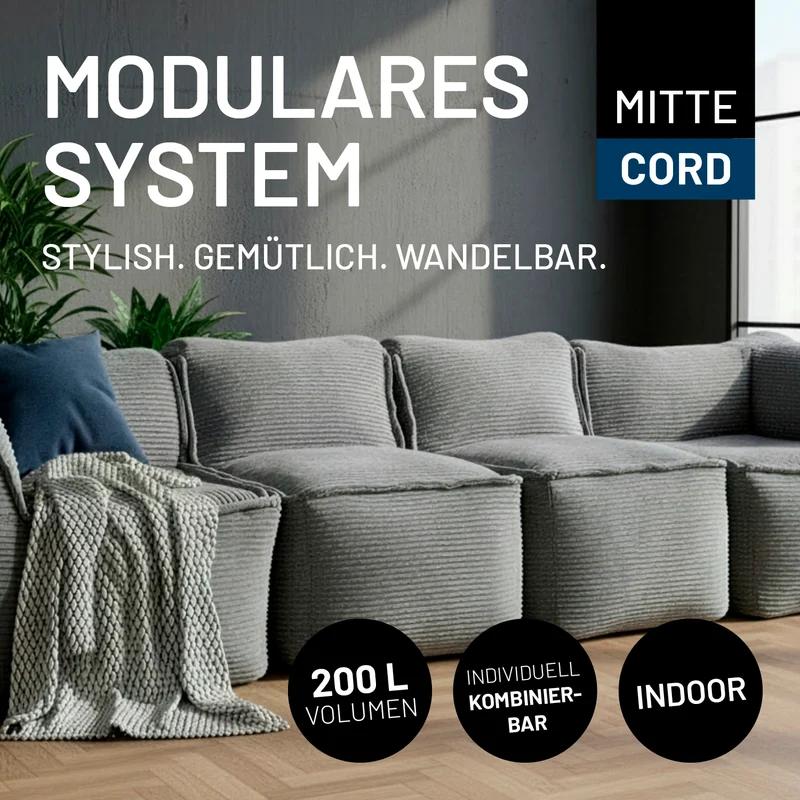 Modulares System CORD - Mittelteil
