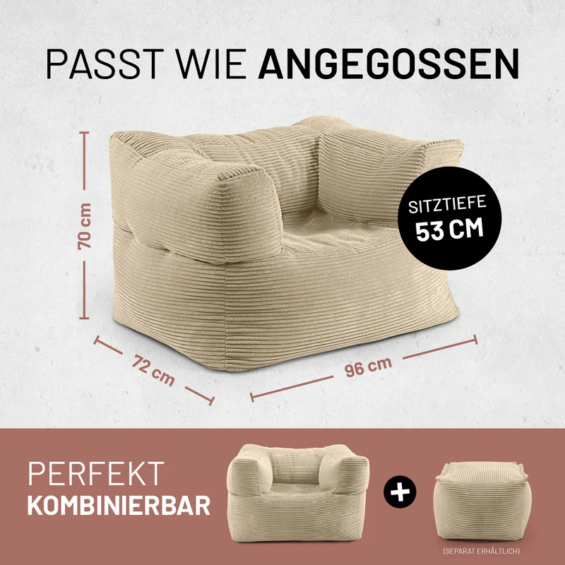 Modulares System CORD - Sitzsack-Sessel