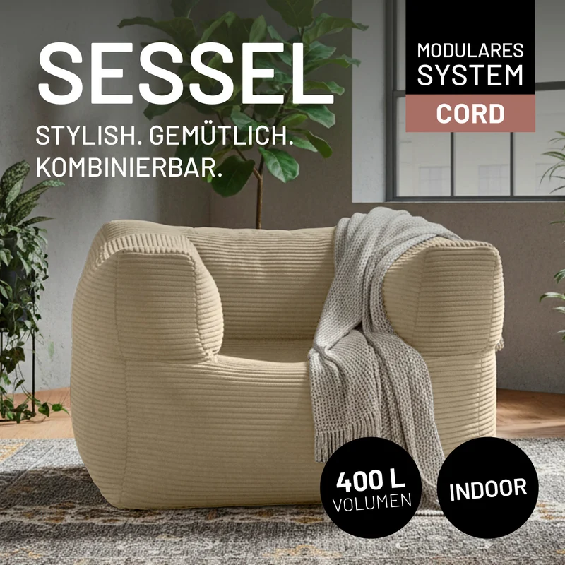 Modulares System CORD - Sitzsack-Sessel