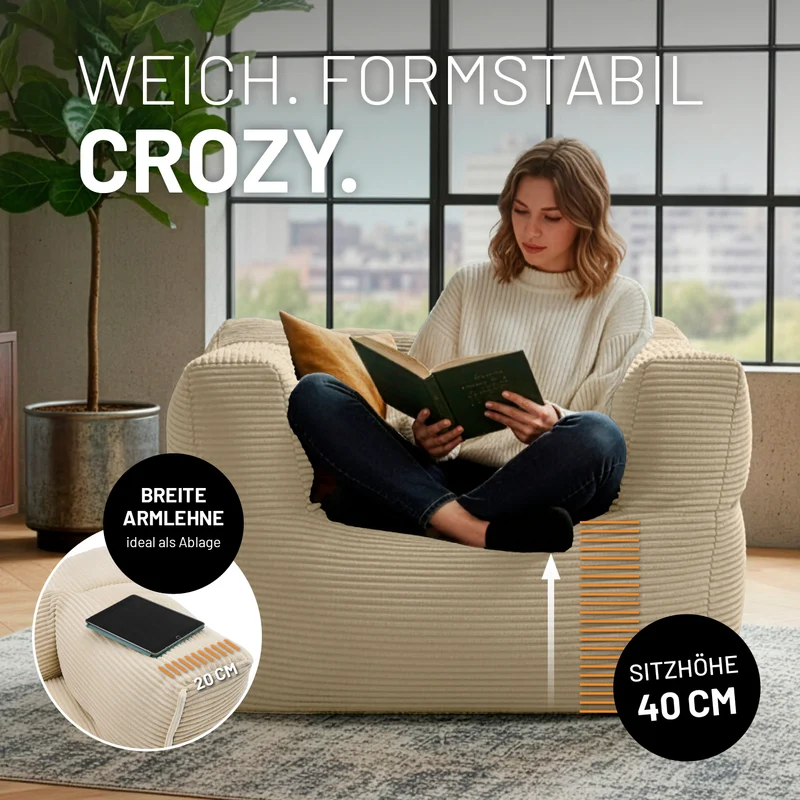 Modulares System CORD - Sitzsack-Sessel