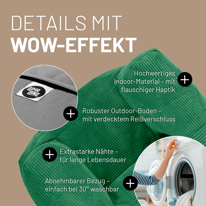 Modulares System CORD - Sitzsack-Sessel