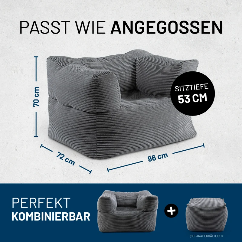 Modulares System CORD - Sitzsack-Sessel