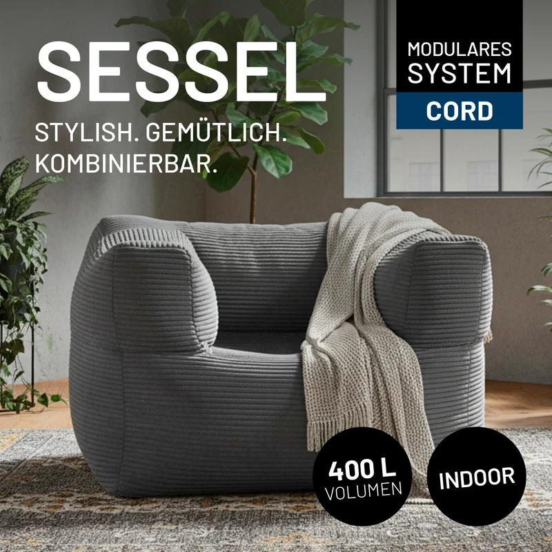Modulares System CORD - Sitzsack-Sessel