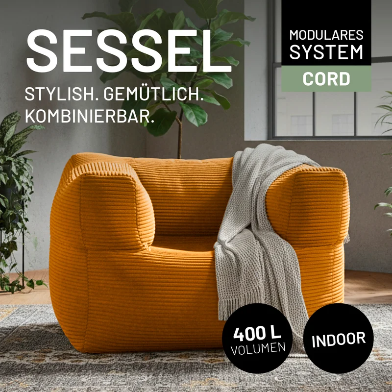 Modulares System CORD - Sitzsack-Sessel