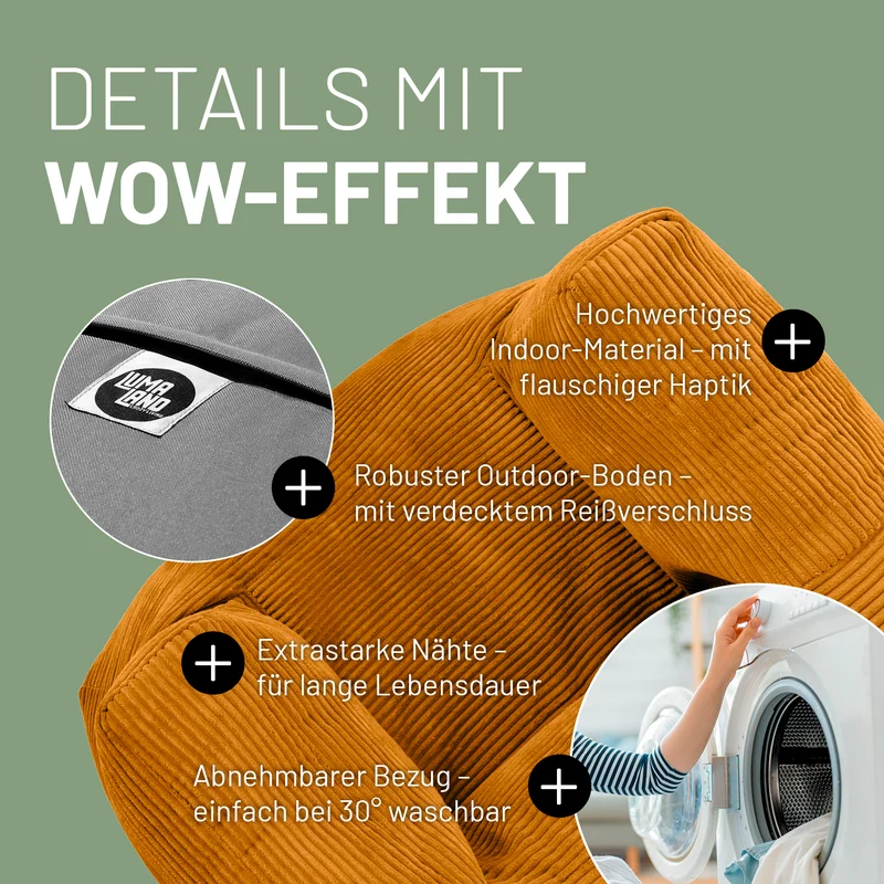 Modulares System CORD - Sitzsack-Sessel