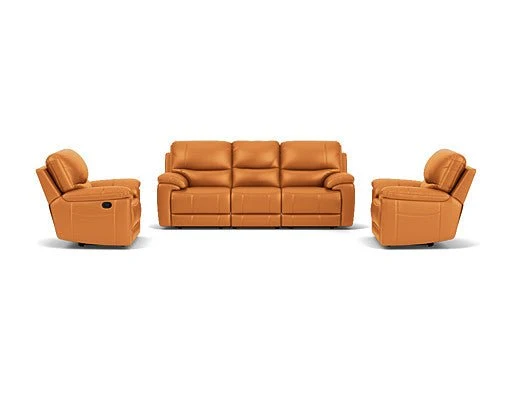 3 Seater with End Recliners + 2 Recliners