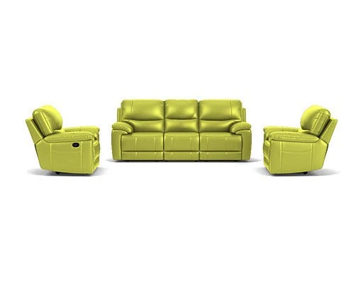 3 Seater with End Recliners + 2 Recliners