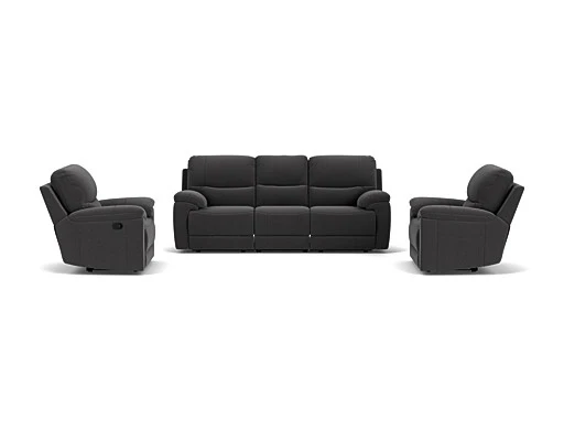 3 Seater with End Recliners + 2 Recliners