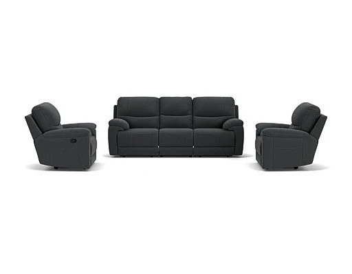 3 Seater with End Recliners + 2 Recliners
