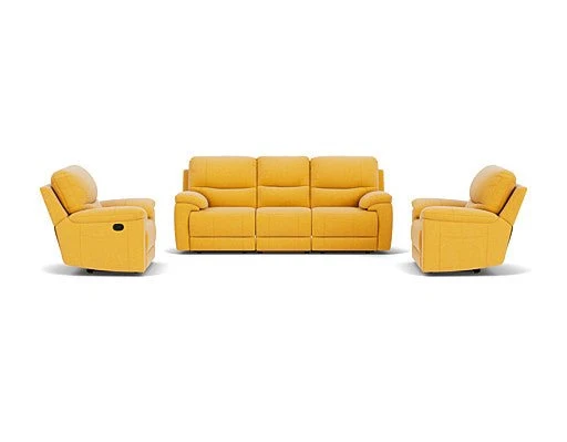 3 Seater with End Recliners + 2 Recliners