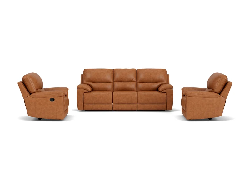 3 Seater with End Recliners + 2 Recliners