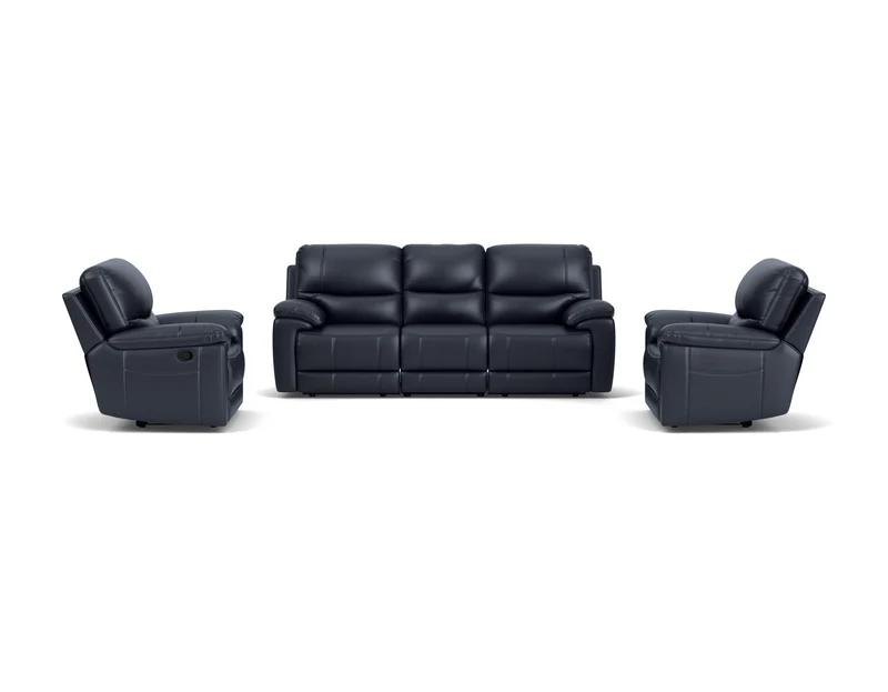 3 Seater with End Recliners + 2 Recliners