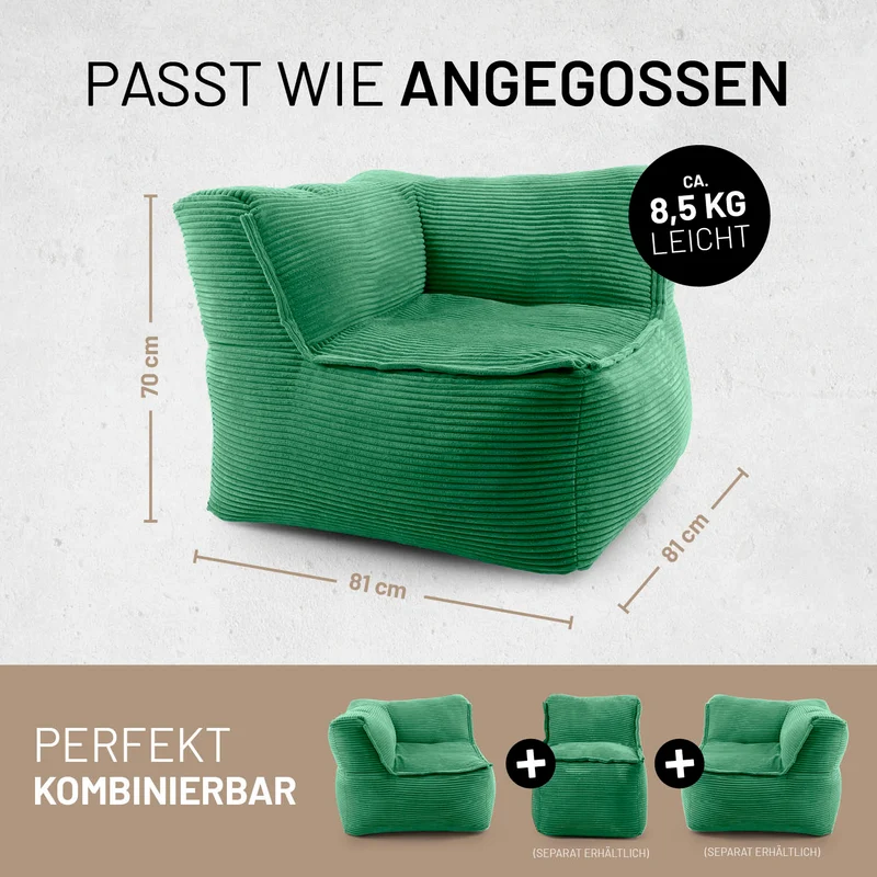 Modulares System CORD - Ecke links