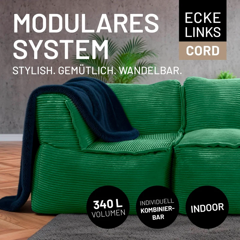 Modulares System CORD - Ecke links