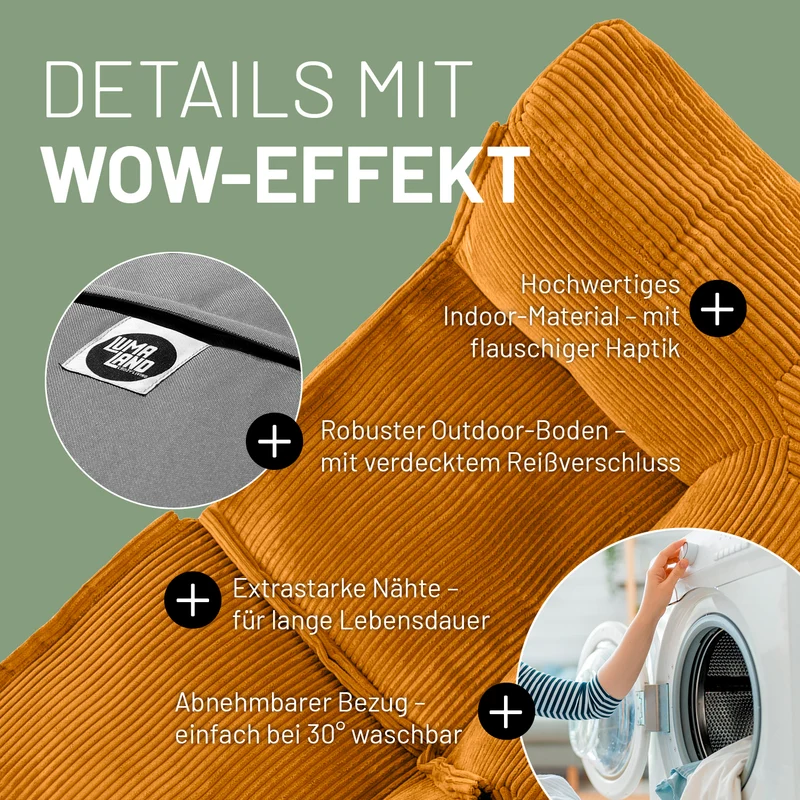 Modulares System CORD - Ecke links