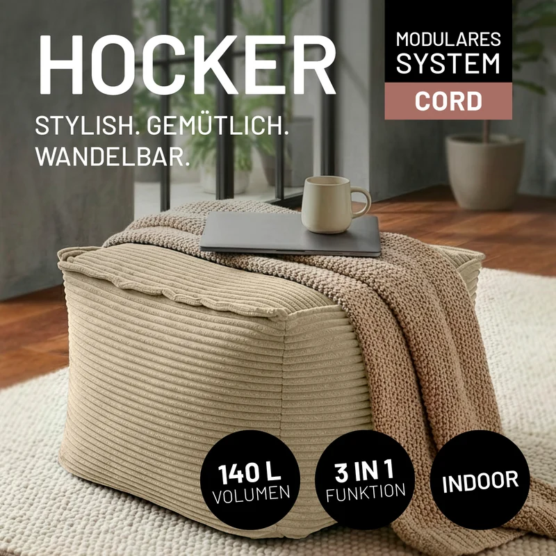 Modulares System CORD - Der Hocker