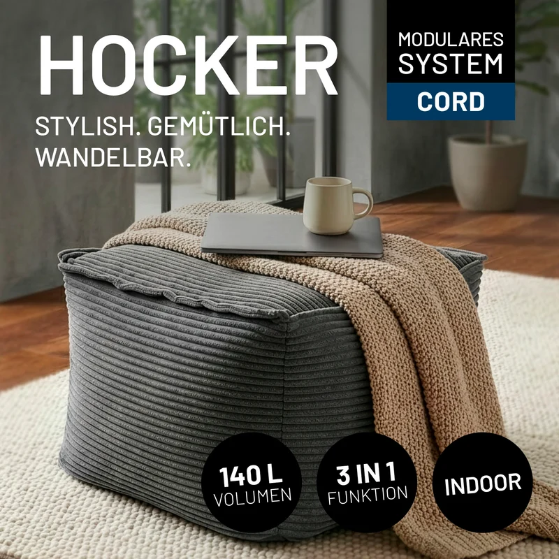 Modulares System CORD - Der Hocker