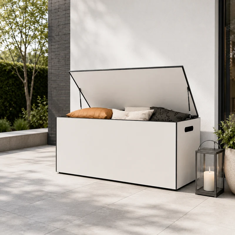 BOXA S – Design-Kissenbox | wetterfest & modern