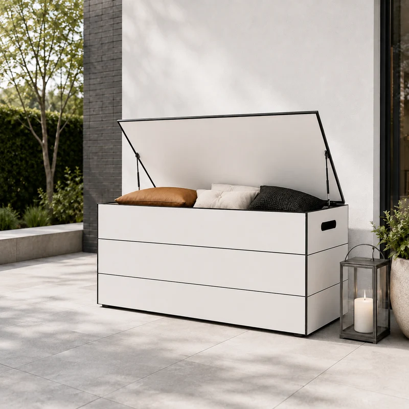 BOXA S – Design-Kissenbox | wetterfest & modern