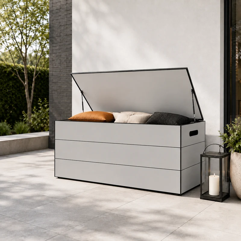 BOXA S – Design-Kissenbox | wetterfest & modern