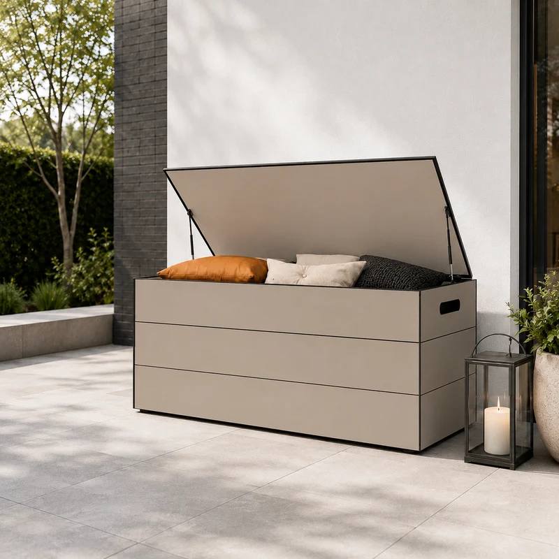 BOXA S – Design-Kissenbox | wetterfest & modern