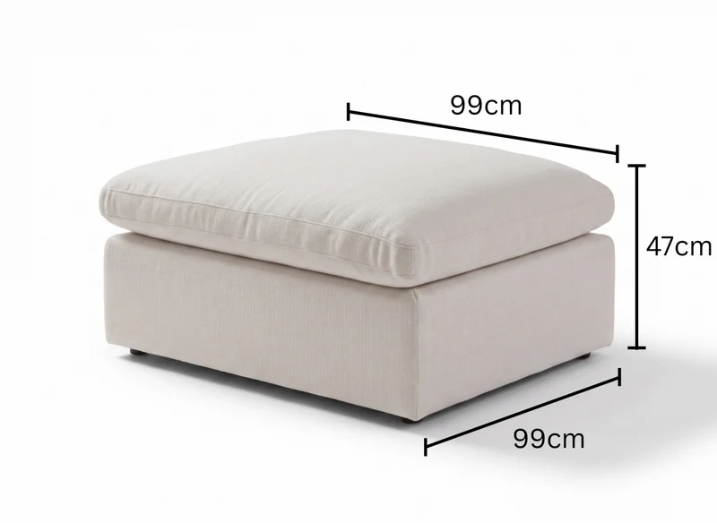 5 Seater Corner Modular with Ottoman