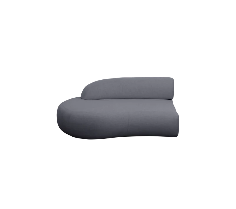 Mellow sofa module right w/short backrest