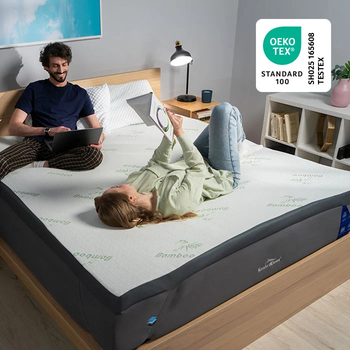 Premium+ Komfort Topper - Matratzen-Topper mit Gel-Memory-Schaum