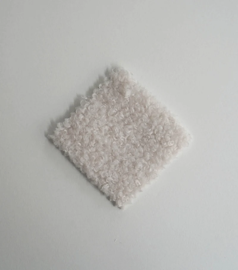 Stoffprobe 'Bouclé Stoff'