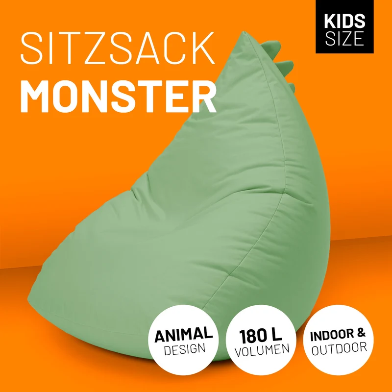 Kindersitzsack Monster