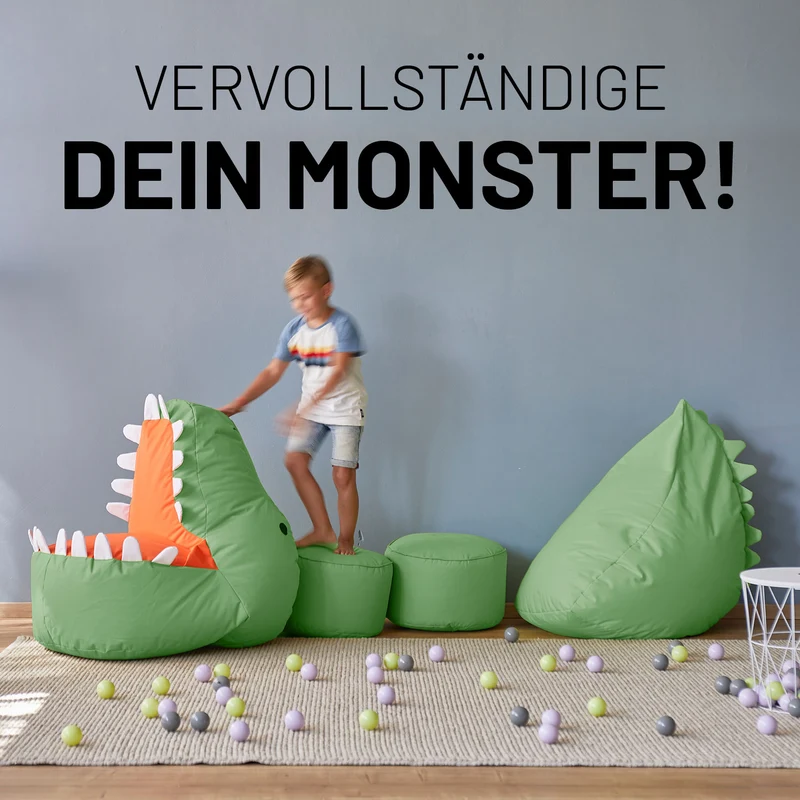 Kindersitzsack Monster