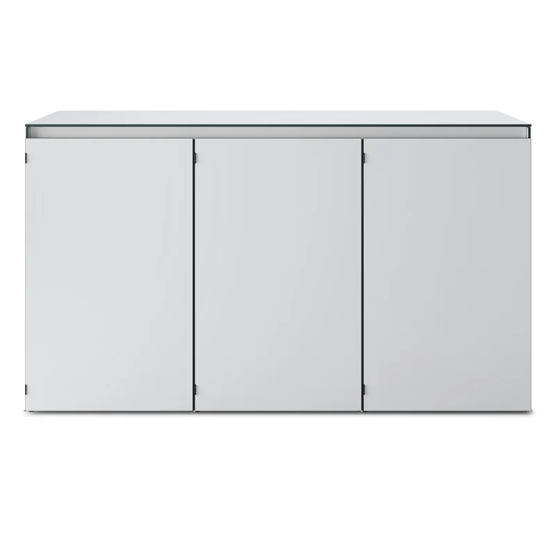 HIDEA Trio – Design Mülltonnenbox | 3 × 120 L | wetterfest & modern