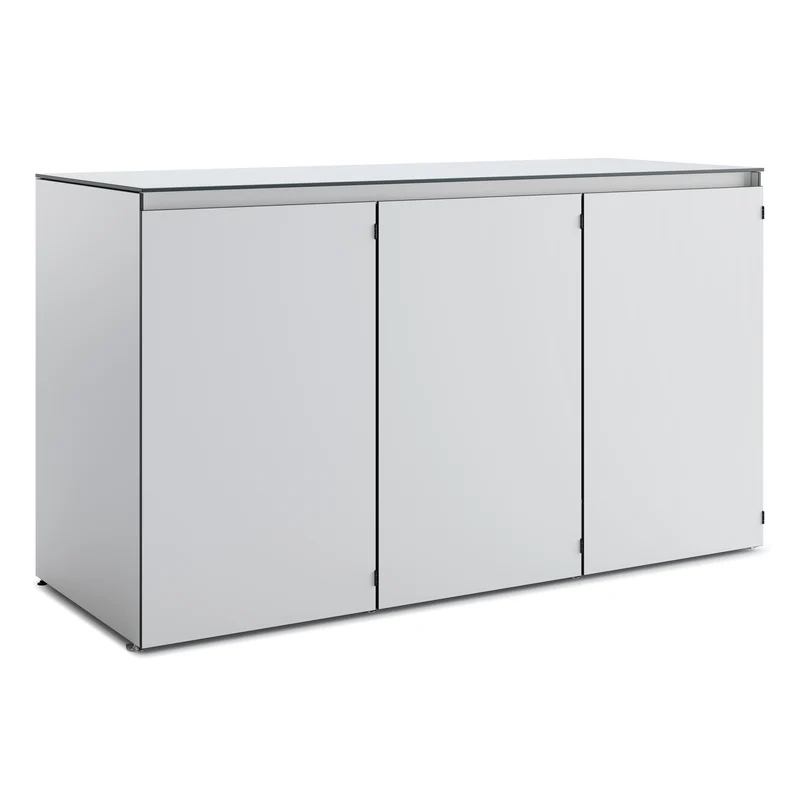 HIDEA Trio – Design Mülltonnenbox | 3 × 120 L | wetterfest & modern