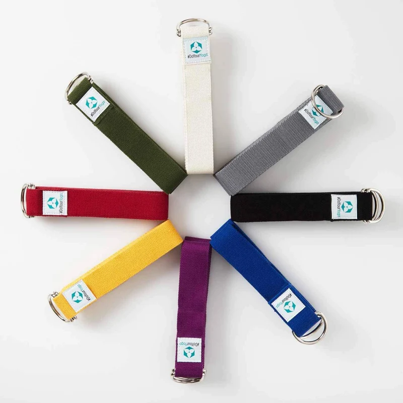 #DoYourYoga Yogagurt Madira - 100% Baumwolle - 250 x 3,8 cm - Gelb