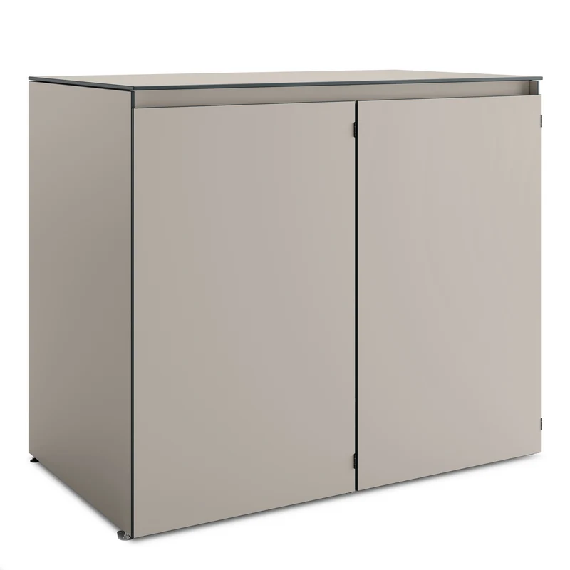 HIDEA Duo – Design Mülltonnenbox | 2x120L | wetterfest & modern