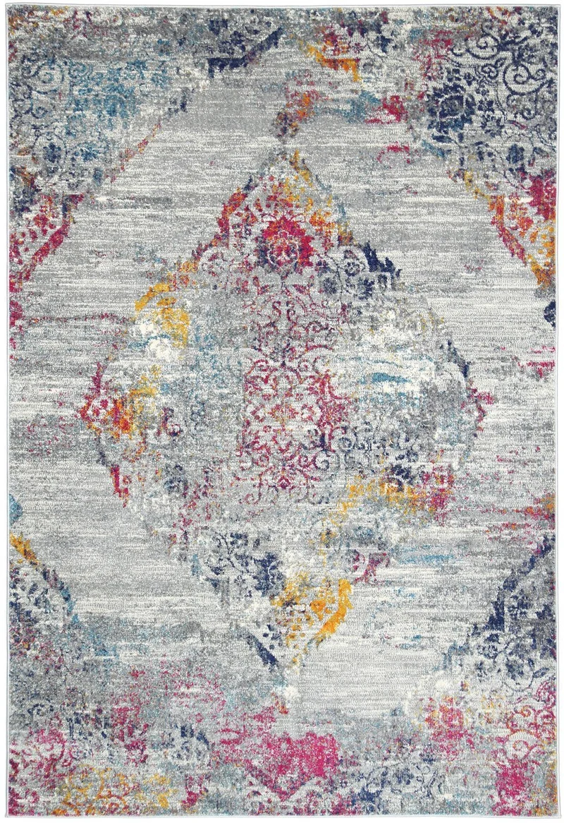 Multi Grey Oriental Rug