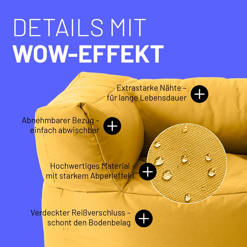 Modulares System - Sitzsack-Sessel