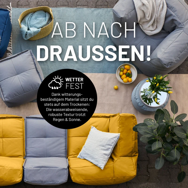 Modulares System - Sitzsack-Sessel