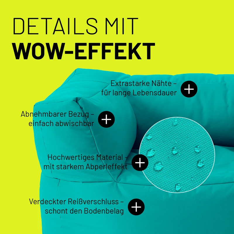 Modulares System - Sitzsack-Sessel