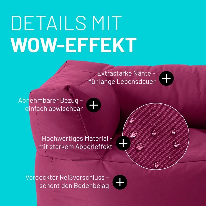 Modulares System - Sitzsack-Sessel