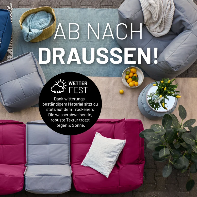 Modulares System - Sitzsack-Sessel