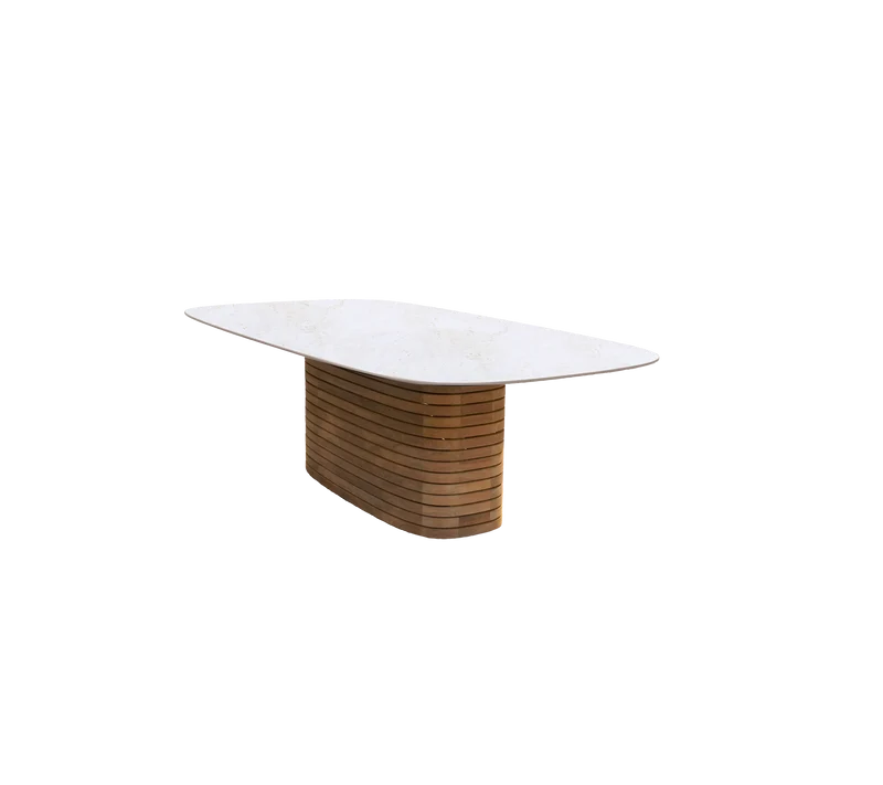 Mellow dining table, oval - large