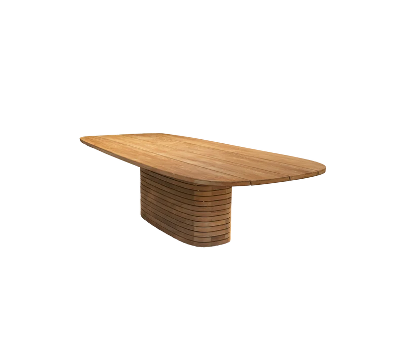Mellow dining table, oval - large