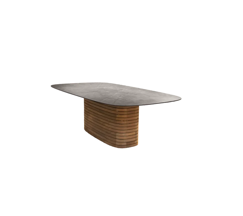 Mellow dining table, oval - large
