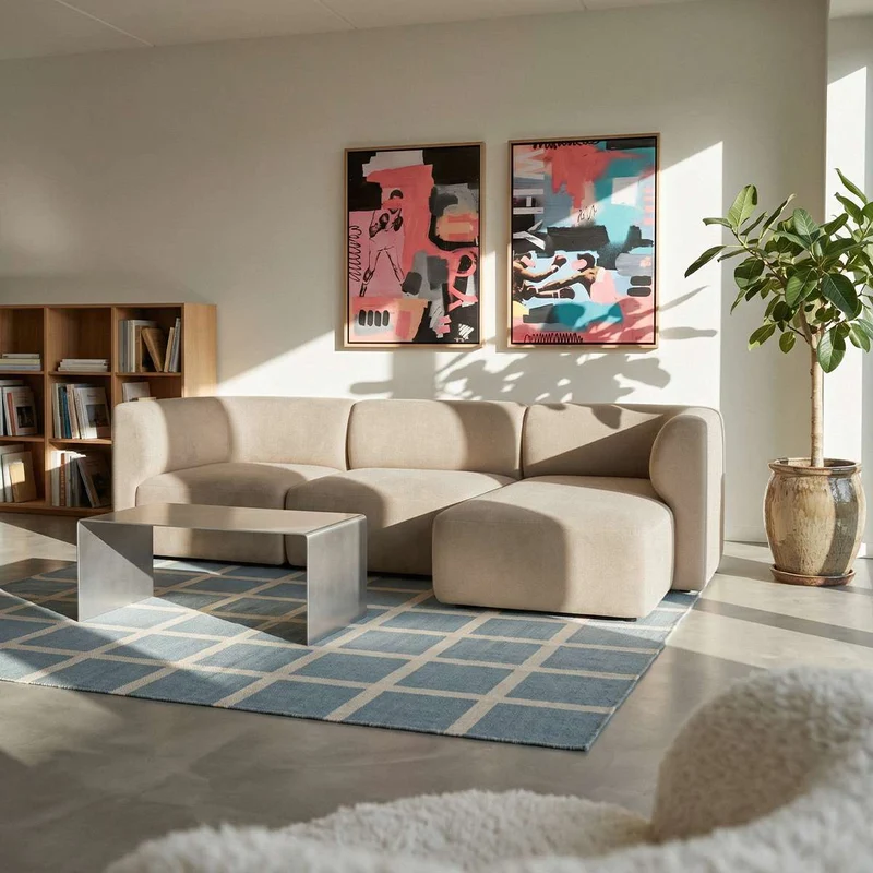 Fjord Sofa - 3 Seater Chaise Left